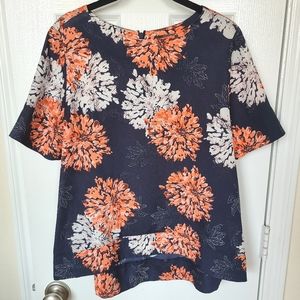 Navy Work Blouse